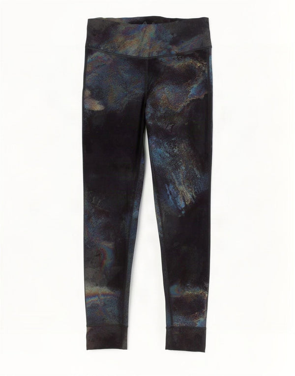 Reebok Leggings à motif abstrait pour femme UK 8/10 Small Multicolore Sports
