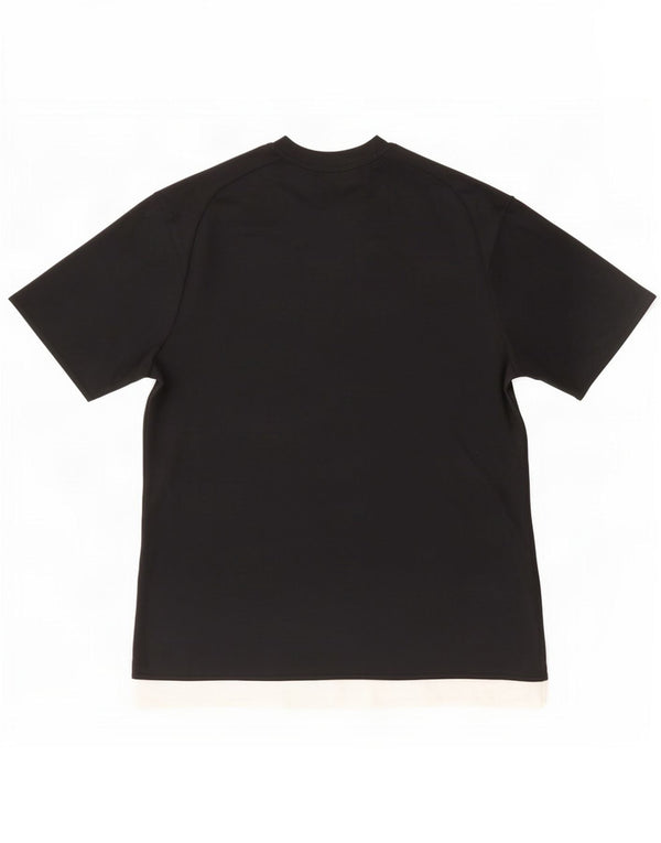 Adidas Hommes Climalite T-Shirt Haut Large Noir Colorblock Polyester