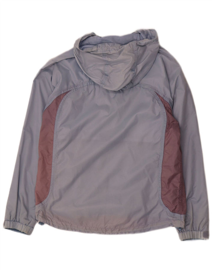 Helly Hansen Veste coupe-vent à capuche pour garçon 11-12 ans Bleu Colorblock