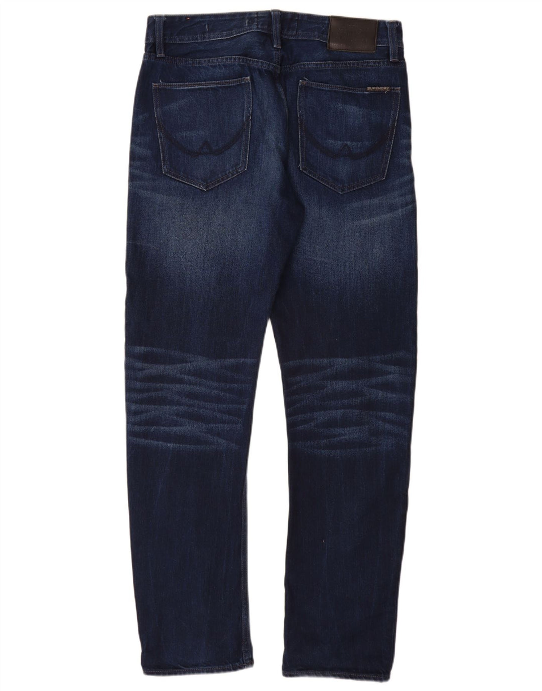 SUPERDRY Jean Slim Copperfill Homme W32 L32 Bleu Marine Coton