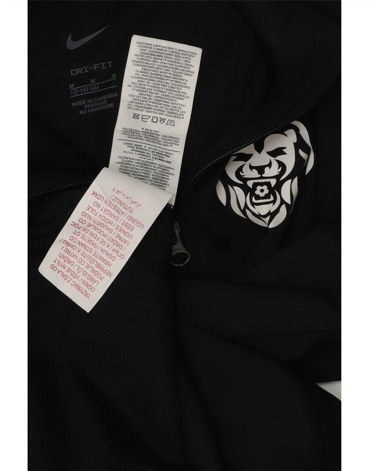 NIKE Veste de survêtement graphique Dri Fit pour garçon 10-11 ans Noir moyen