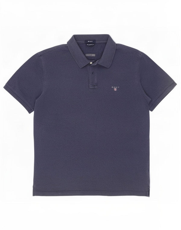 Gant Polo Regular Fit XL Bleu Marine Coton Homme