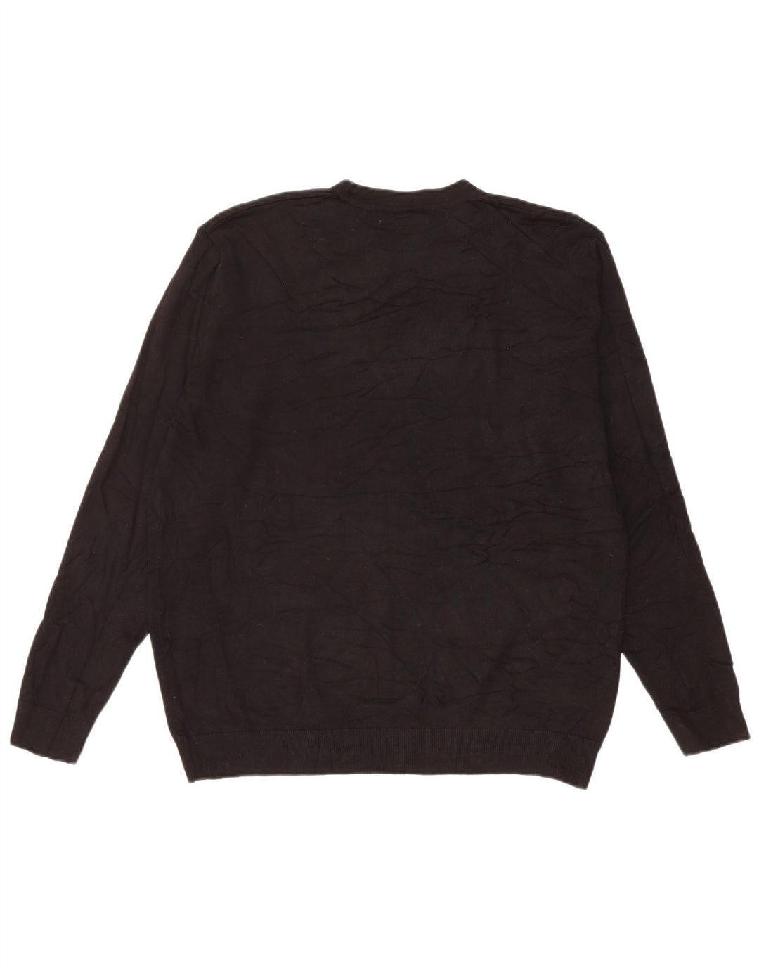 Zara Pull à col rond pour homme Petit Noir Viscose