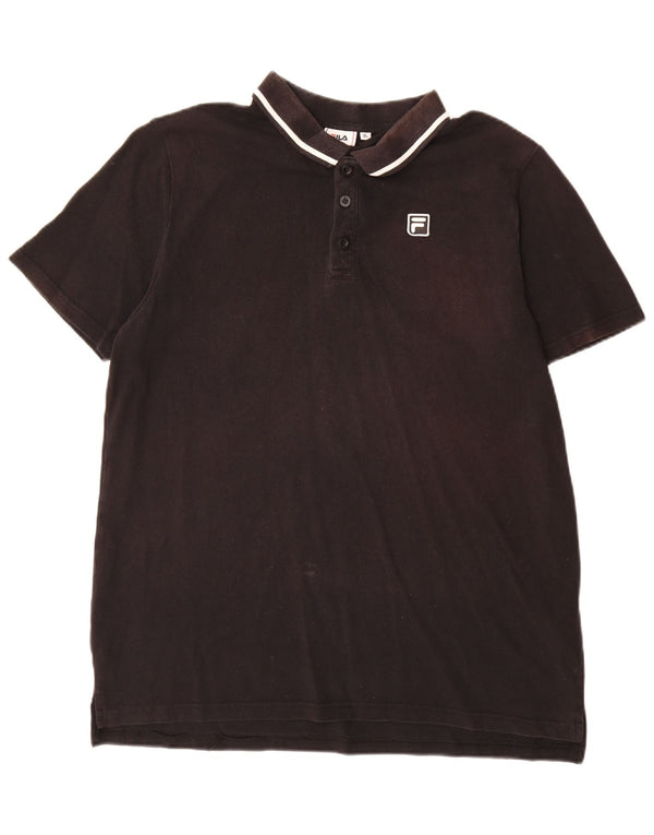 Fila Polo Homme XL Noir Coton