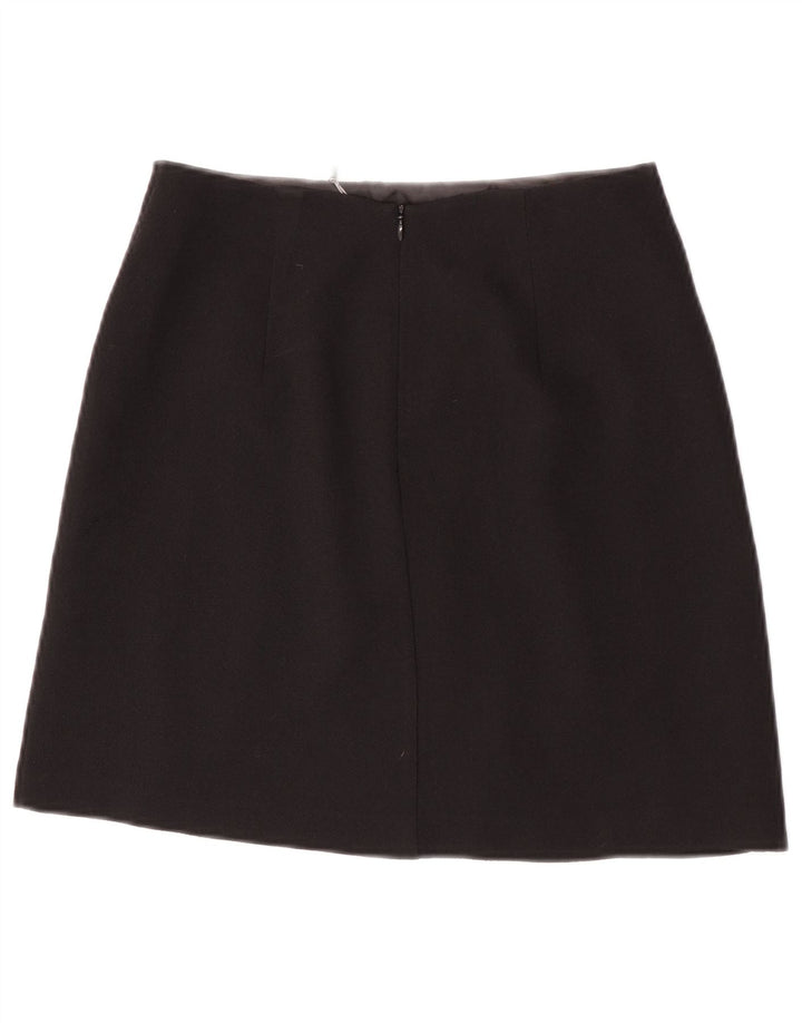 Oasis Mini-jupe pour femme UK 8 Small W25 Noir Floral Polyester
