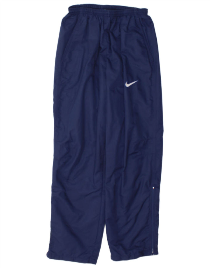 Nike Pantalon de survêtement pour homme UK 38/40 Medium Bleu Marine Nylon