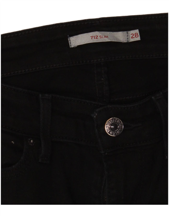 Levi's Jean Slim 712 Femme W28 L28 Noir