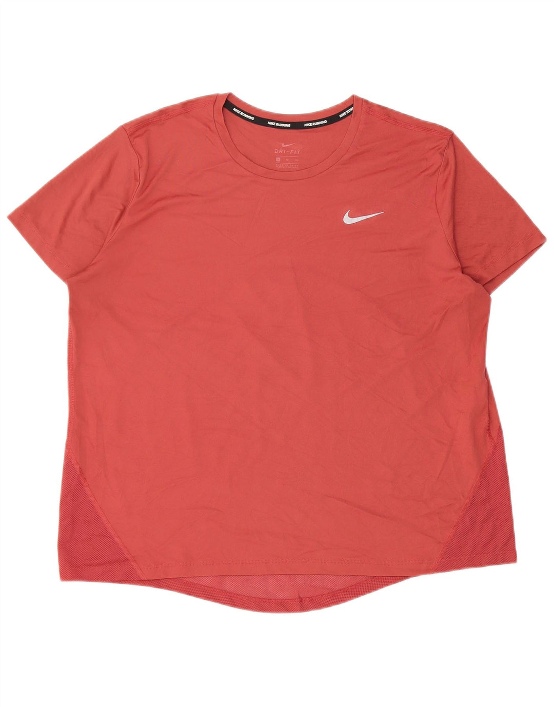 Nike T-shirt Dri Fit pour femme UK 18 XL Rose Polyester