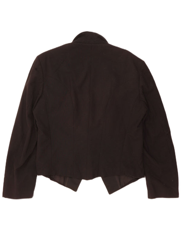 Wilvorst Veste blazer à 1 bouton pour femme UK 16 Large Noir