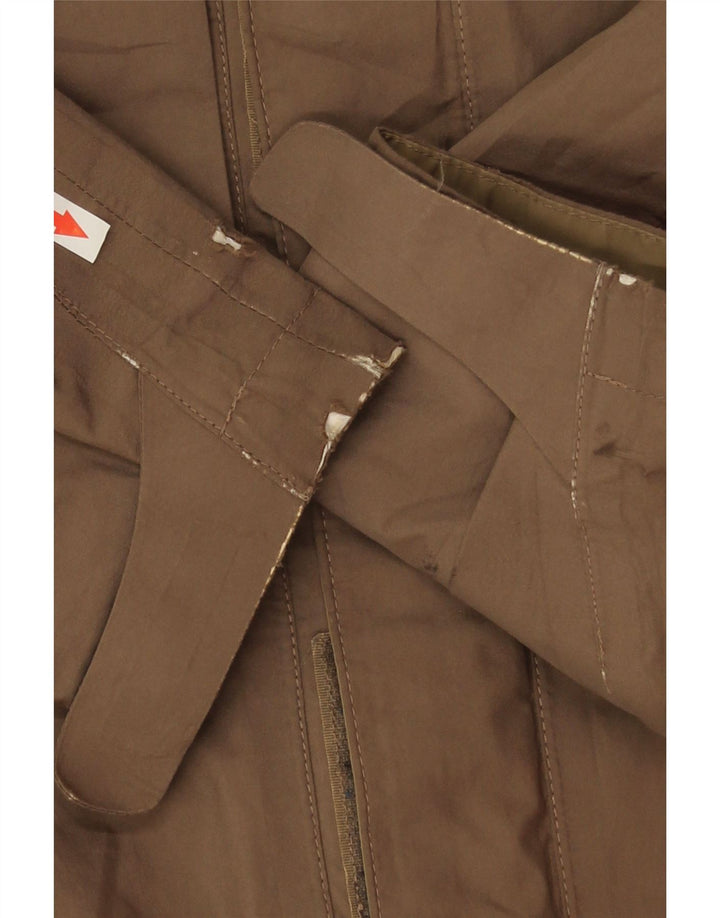 The North Face Veste de pluie à capuche pour homme UK 40 Large Marron Polyester