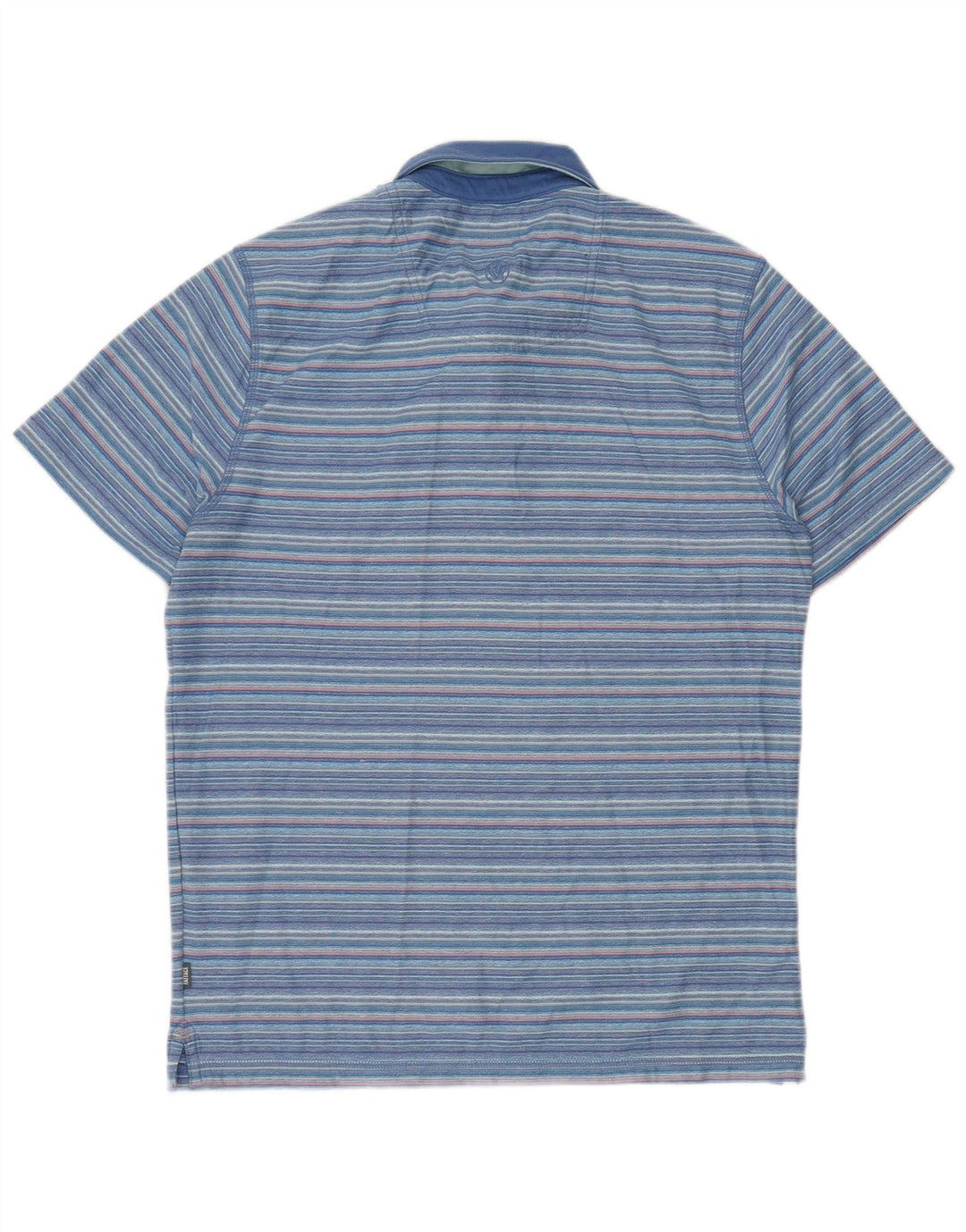 FAT FACE Polo Homme Bleu Moyen Rayé Coton