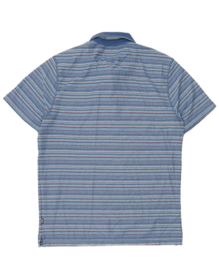 FAT FACE Polo Homme Bleu Moyen Rayé Coton