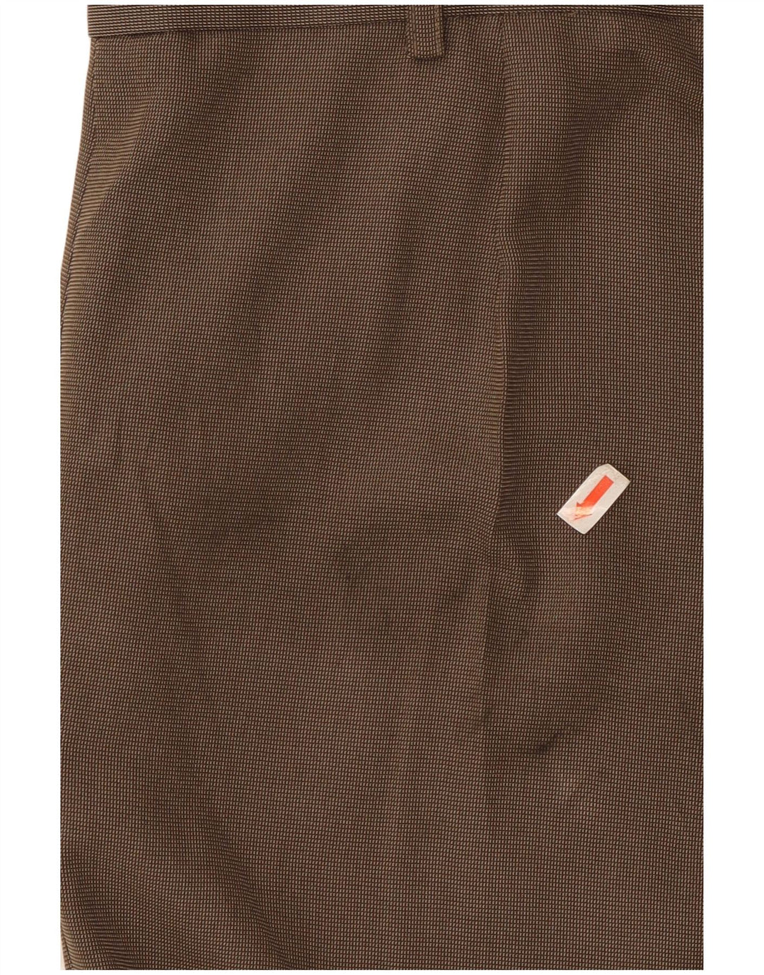 Marks & Spencer Pantalon de costume coupe classique pour homme W40 L29 Marron Polyester