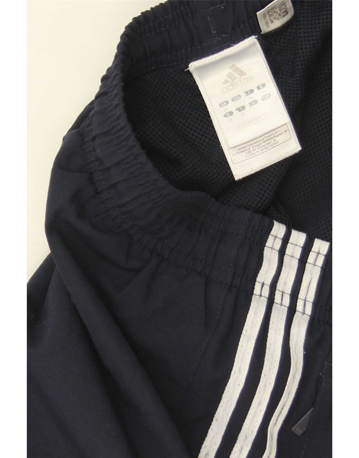 Adidas Pantalon de survêtement pour femme Joggers UK 12 Bleu marine moyen Polyester