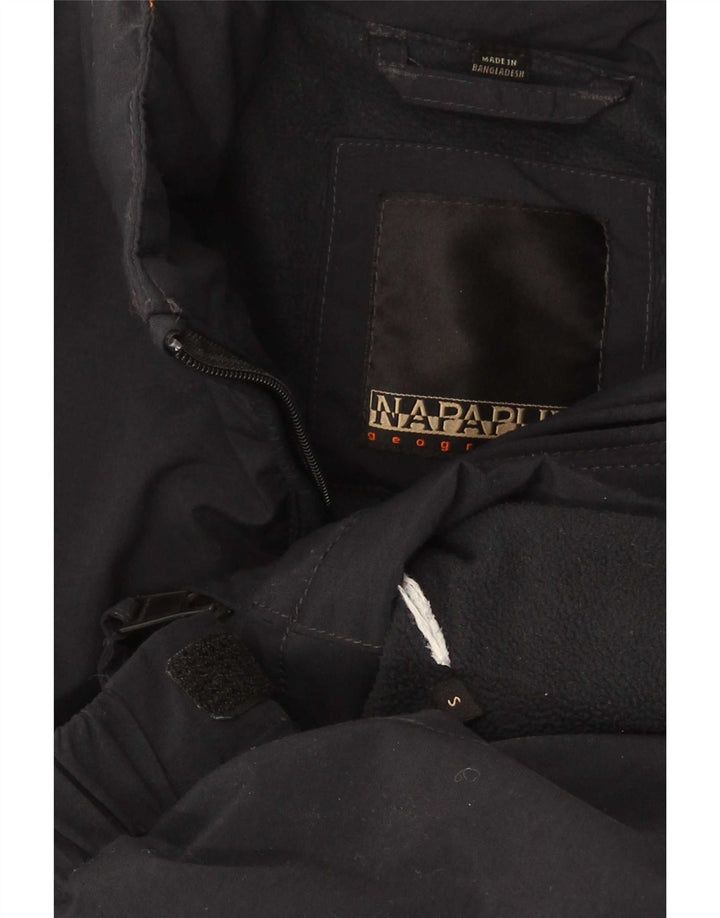 Napapijri Veste coupe-vent surdimensionnée Geographic pour femme UK 10 Small Noir