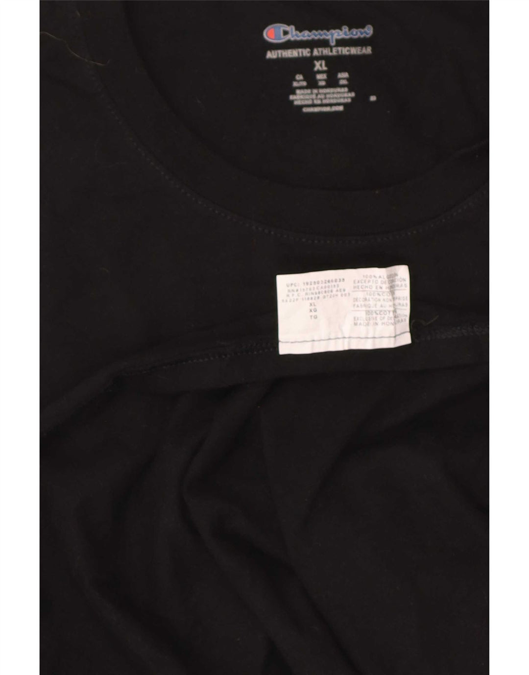 Champion Débardeur Graphique Homme XL Noir Coton