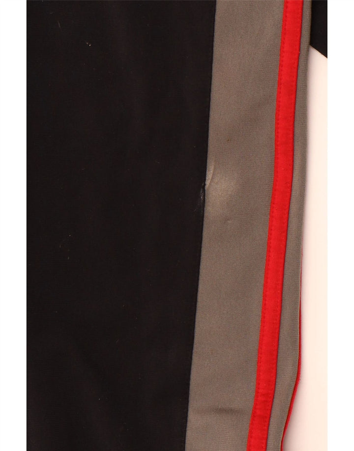 ADIDAS Pantalon de survêtement graphique pour femme Large Noir Colourblock Sports