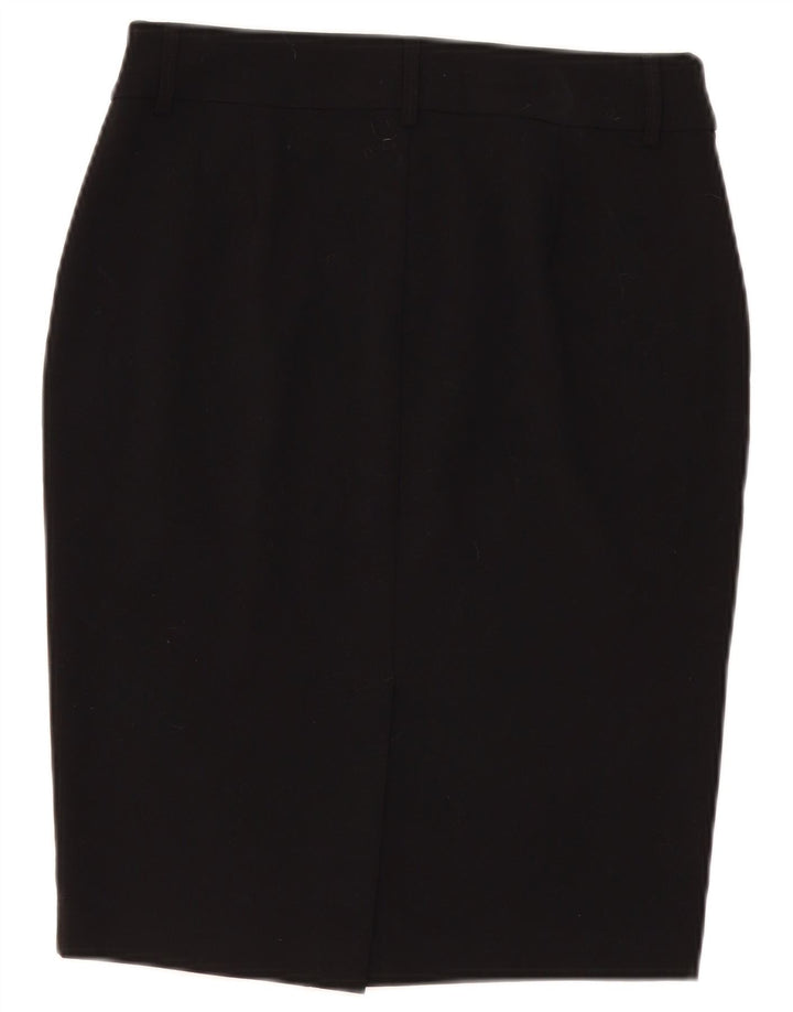 Marks & Spencer Jupe crayon femme UK 10 Small W30 Noir Polyester