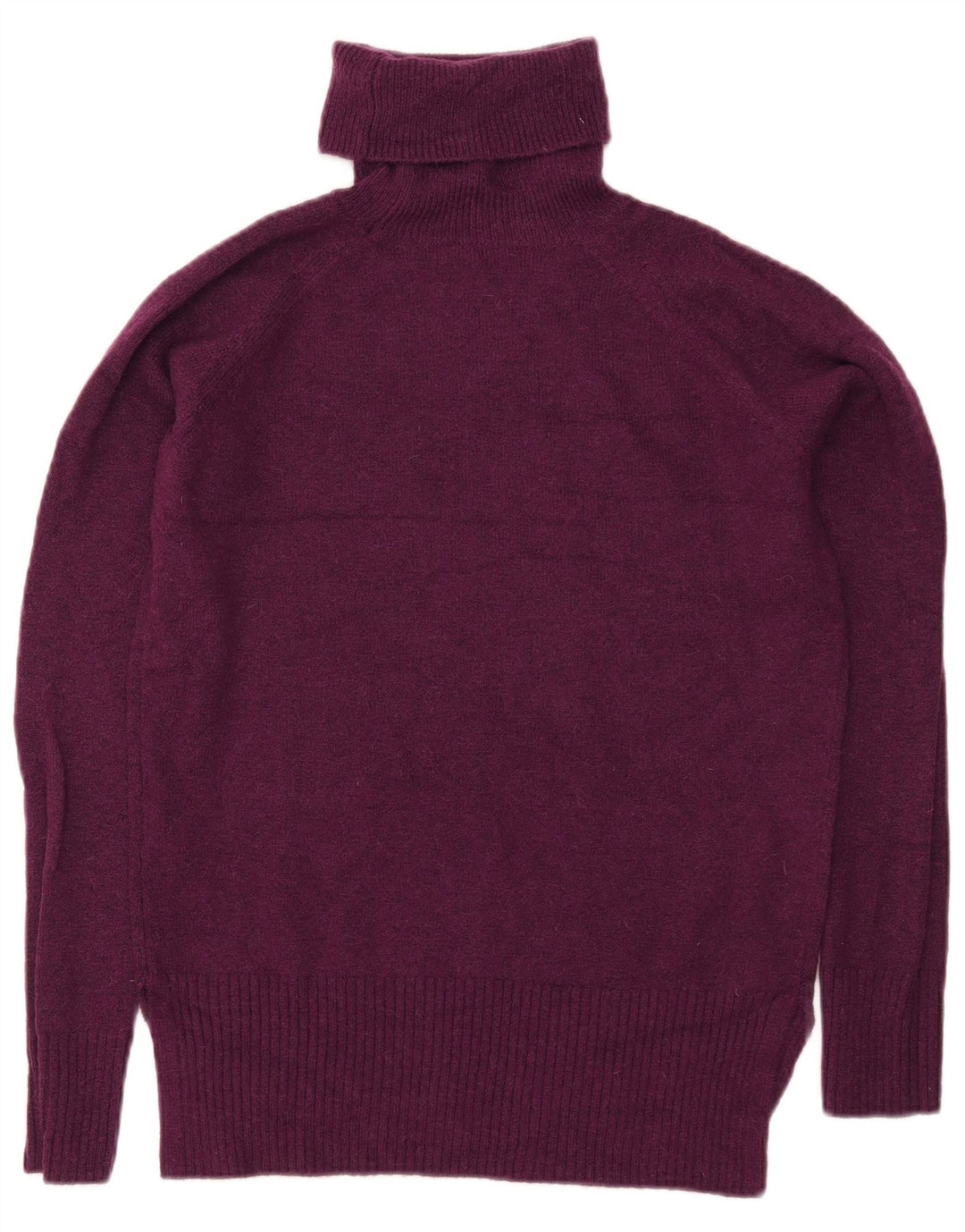 HOBBS Pull surdimensionné à col roulé pour femme UK 10 Petit Bordeaux