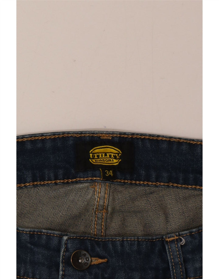 Diadora Jean Cargo Droit W34 L30 Homme Bleu