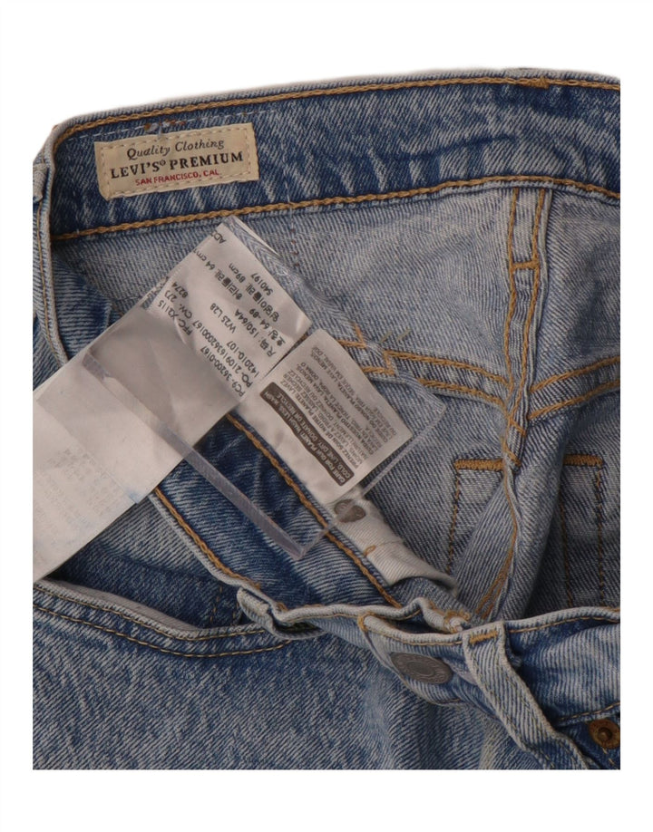 Levi's Jean droit taille haute W25 L28 homme bleu coton