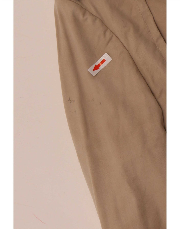 Massimo Dutti Trench-coat court à double boutonnage pour femme UK 14 Beige moyen