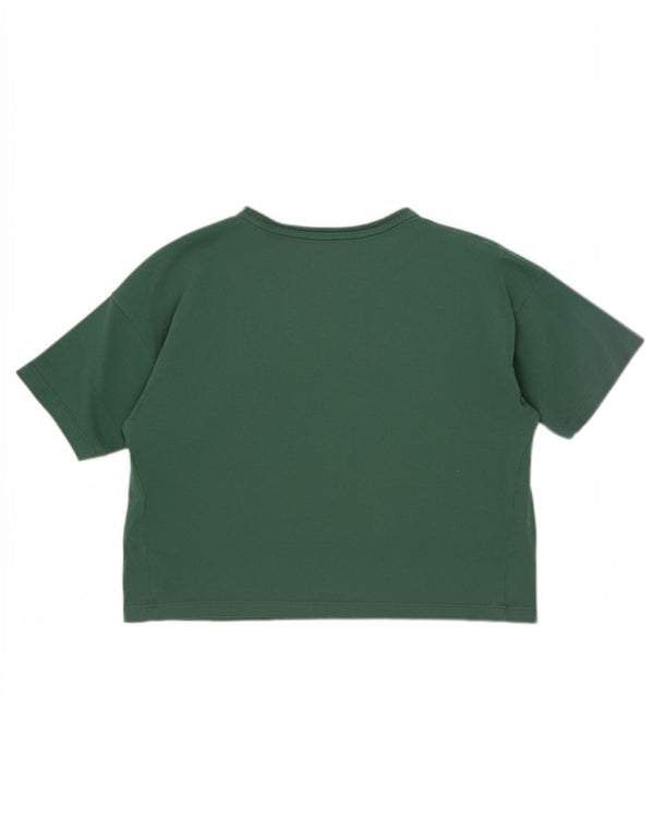 Puma T-shirt ample court graphique pour femme UK 4 XS Vert