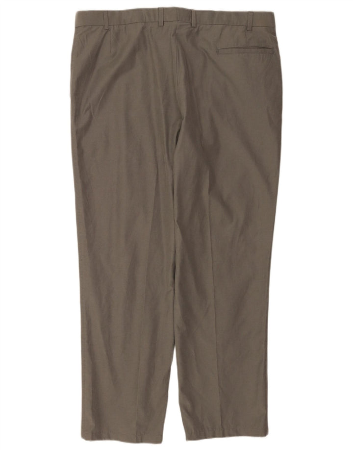 Marks & Spencer Pantalon de Costume Droit Homme W38 L29 Gris Coton