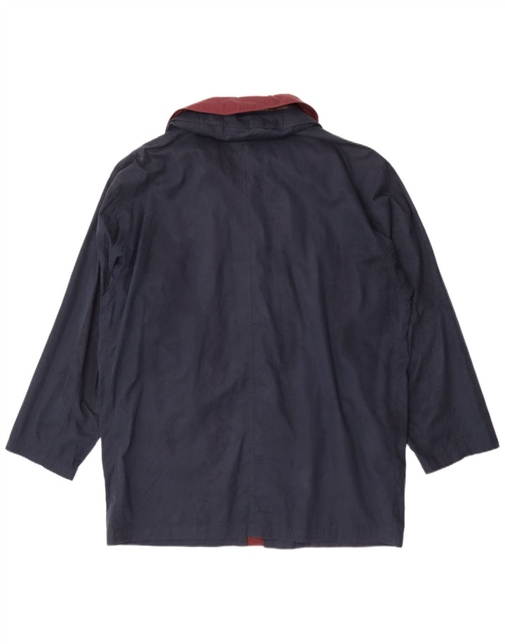 Brooksfield Veste utilitaire à capuche pour homme IT 50 Large Bleu marine en coton