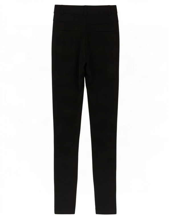 Pantalon décontracté Trafaluc Legging Zara Femme XS W24 L27 Noir Polyester