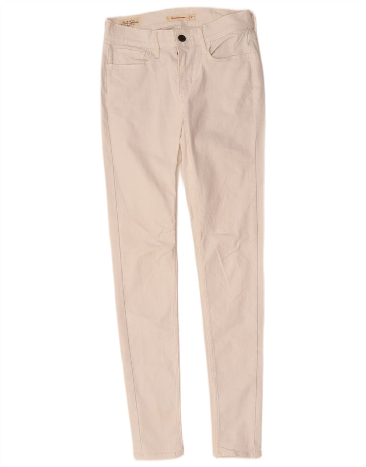 Levi's Jean 710 Super Skinny Femme Blanc