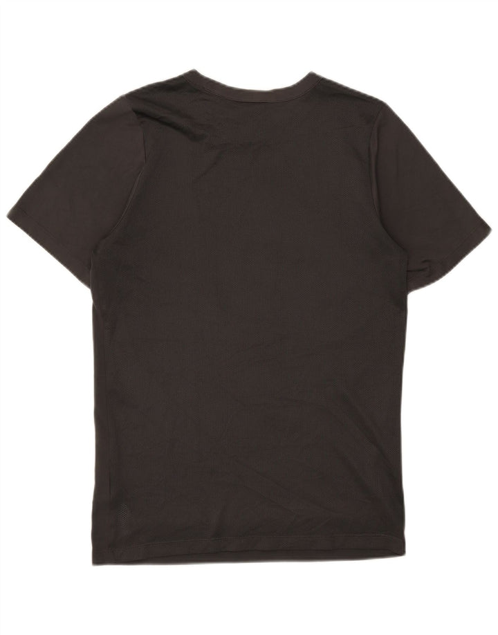 NIKE T-shirt graphique Dri Fit pour hommes, petit, gris, polyester