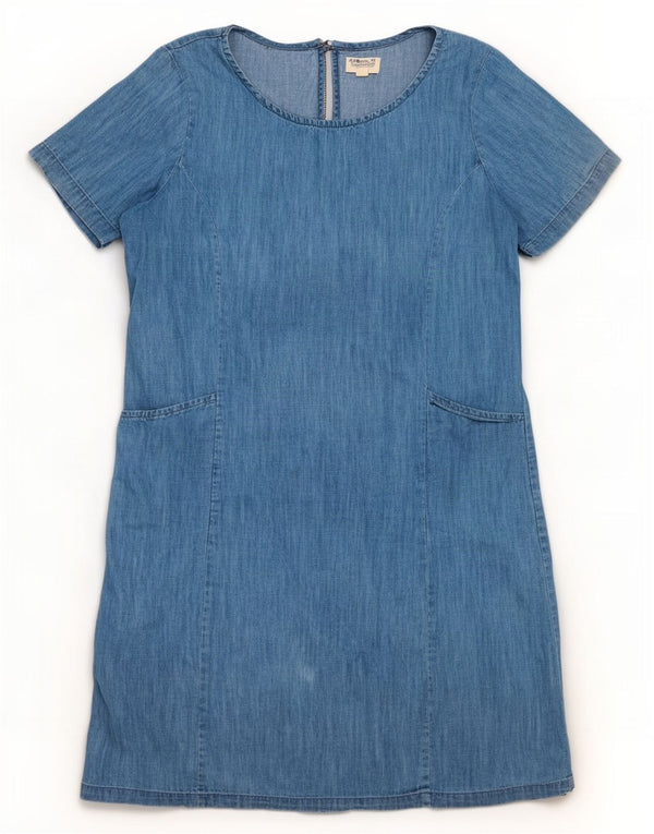 Mountain Warehouse Robe basique pour femme UK 14 Large Bleu Coton