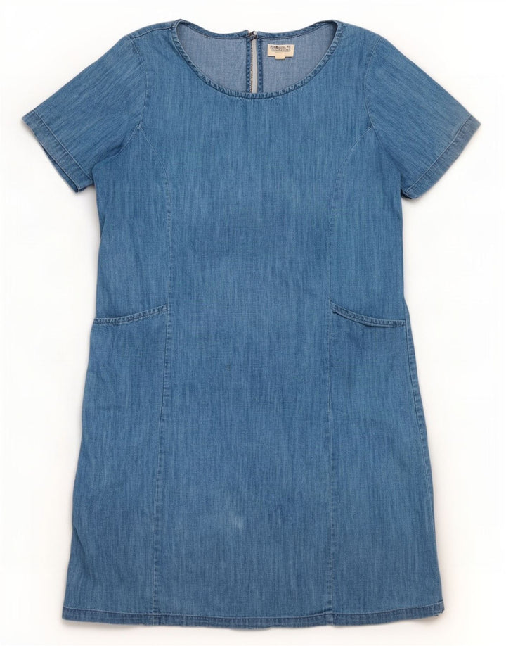 Mountain Warehouse Robe basique pour femme UK 14 Large Bleu Coton