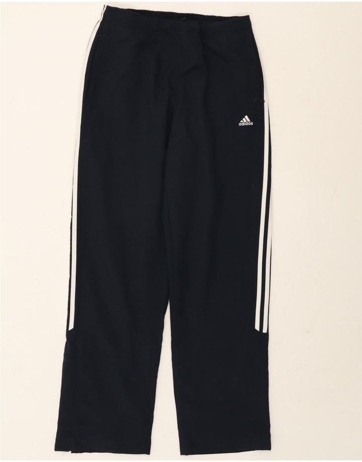 Adidas Pantalon de survêtement pour femme UK 12 Bleu marine moyen Polyester