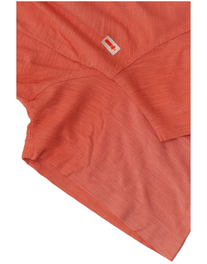 Timberland T-Shirt Regular Fit Homme Orange Moyen Coton