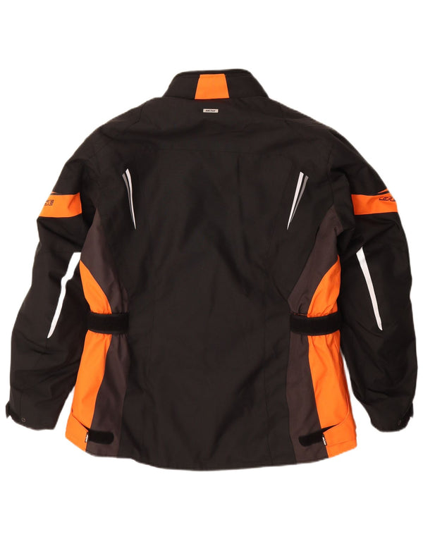 Buse Mens Graphic Racer Jacket Taille 44 Grand Noir Colourblock