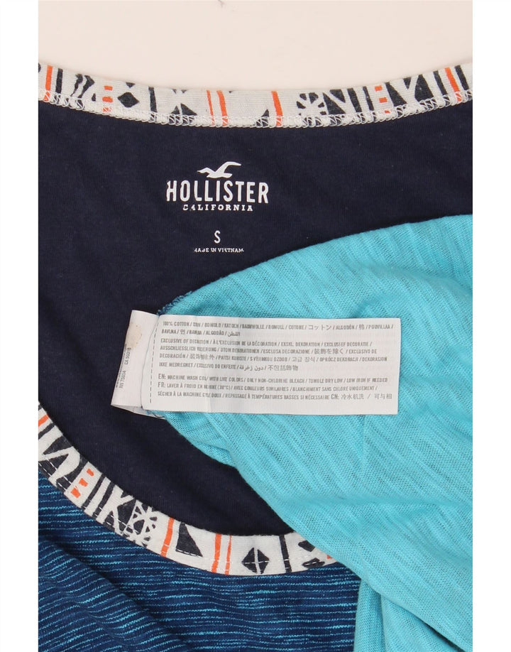HOLLISTER Débardeur Small Bleu à fines rayures en coton pour homme