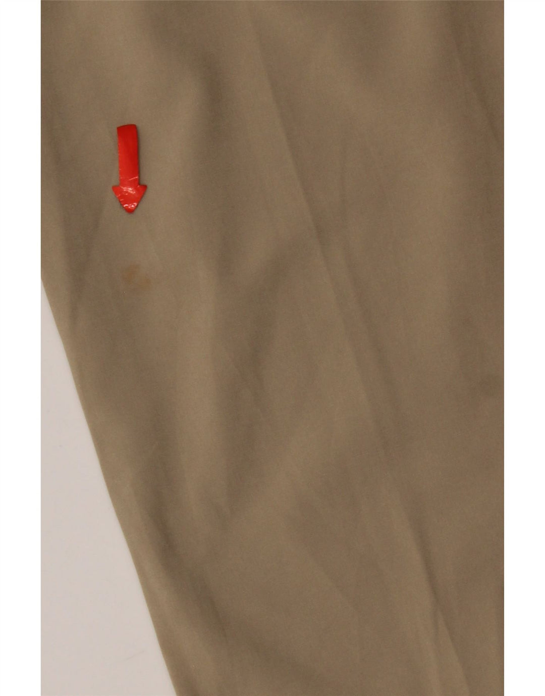 Izod Pantalon Chino Droit Femme W32 L30 Beige Polyester