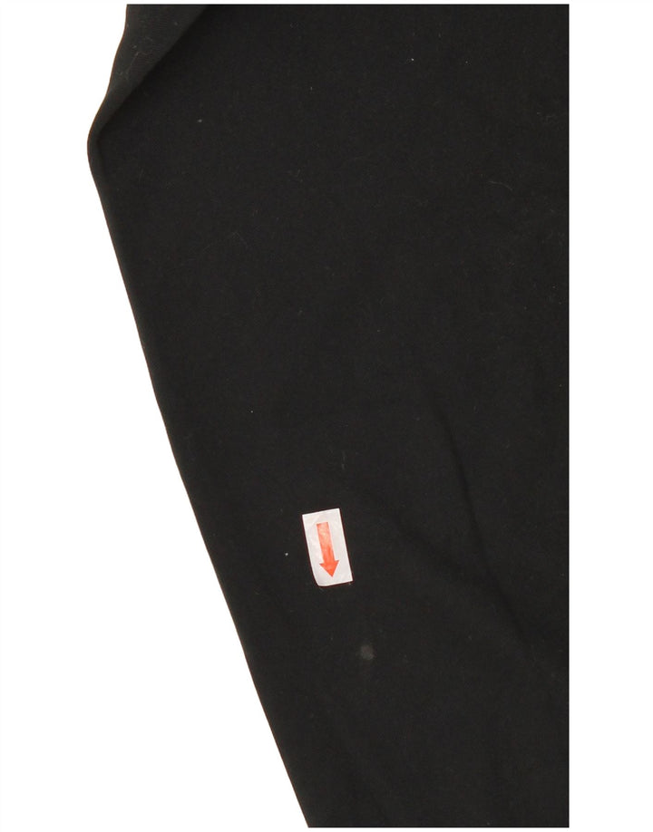 Nike Haut de survêtement Dri Fit avec col zippé et col zippé pour homme, grand, noir, color block