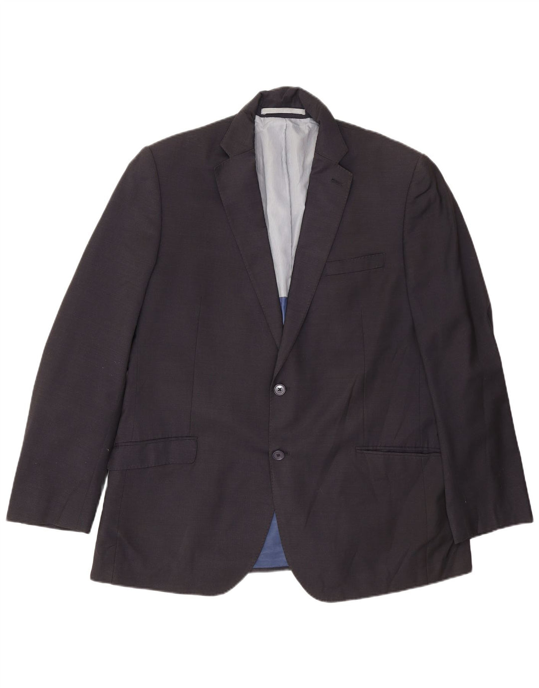 Marks & Spencer Veste blazer coupe régulière à 2 boutons pour homme EU 54 XL Bleu marine