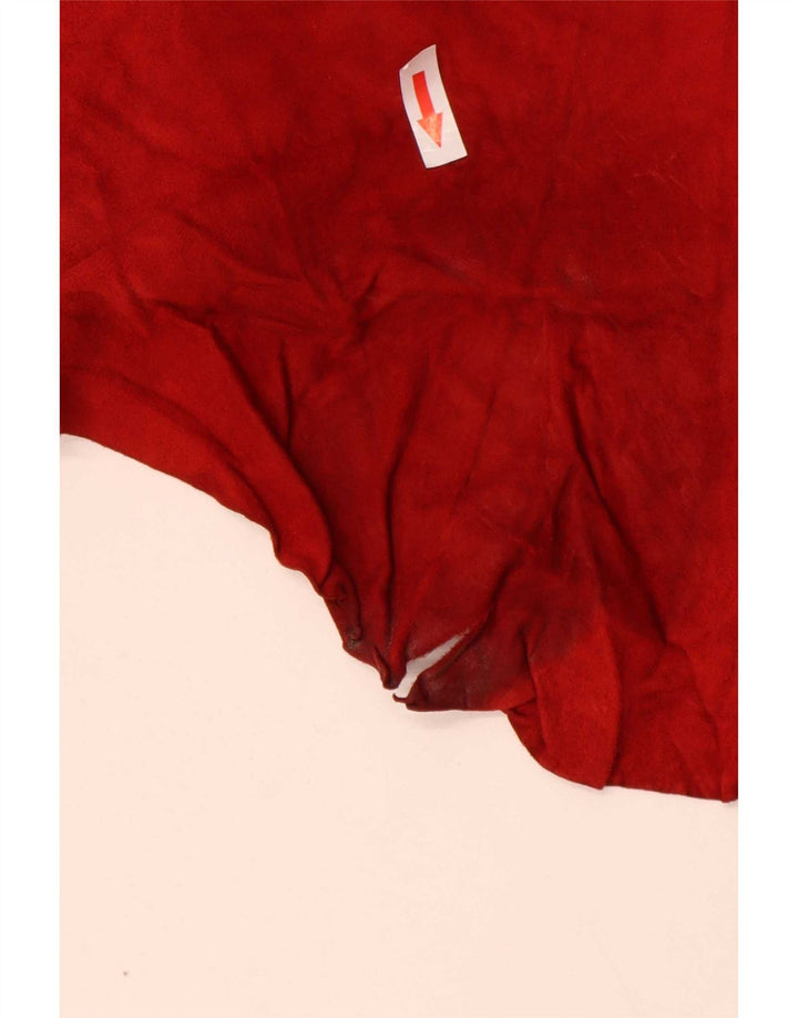 Conbipel Chemise En Daim Femme IT 44 Cuir Rouge Moyen