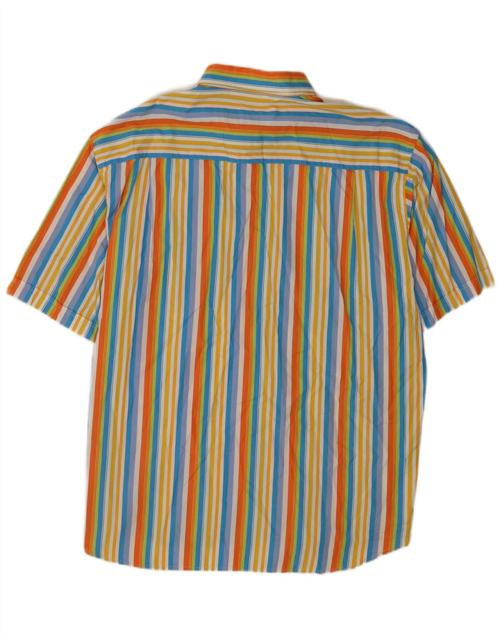 Paul & Shark Chemise à manches courtes pour homme Taille 43 XL Rayé multicolore