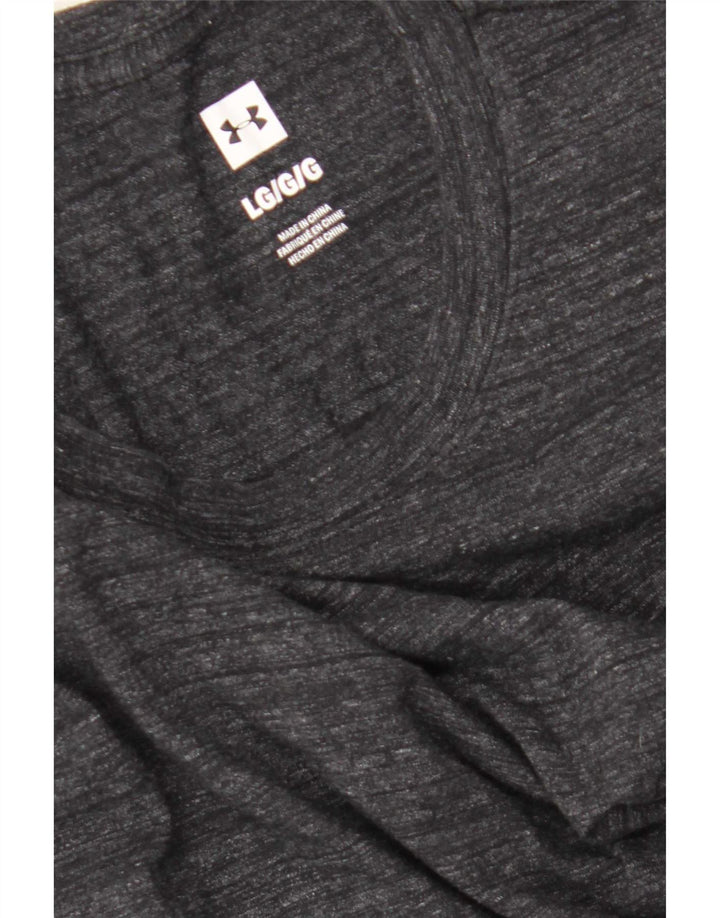 Under Armour Haut à manches longues pour homme Large Gris Moucheté
