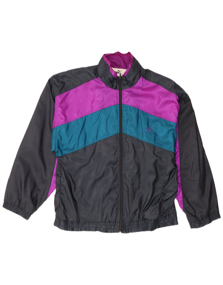 Puma Veste de Survêtement Homme Large Noir Colorblock Polyamide