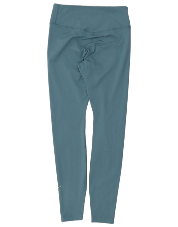 Legging Nike Dri Fit pour femme UK 8 Small Bleu Polyester