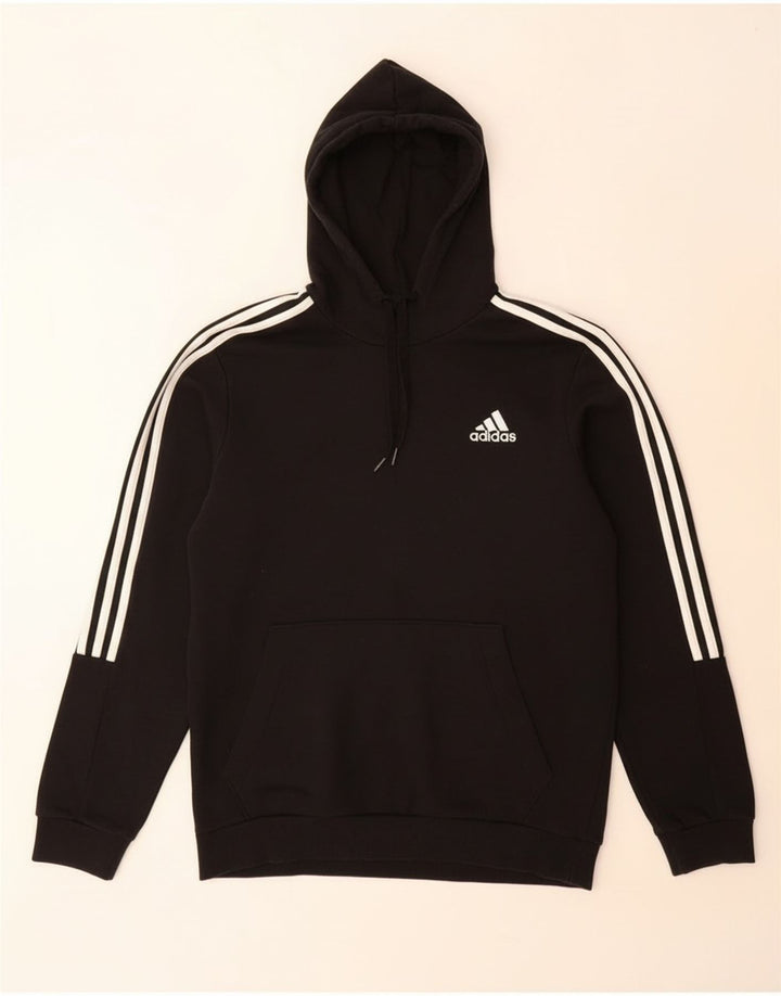 Adidas Pull à capuche pour homme en coton noir moyen