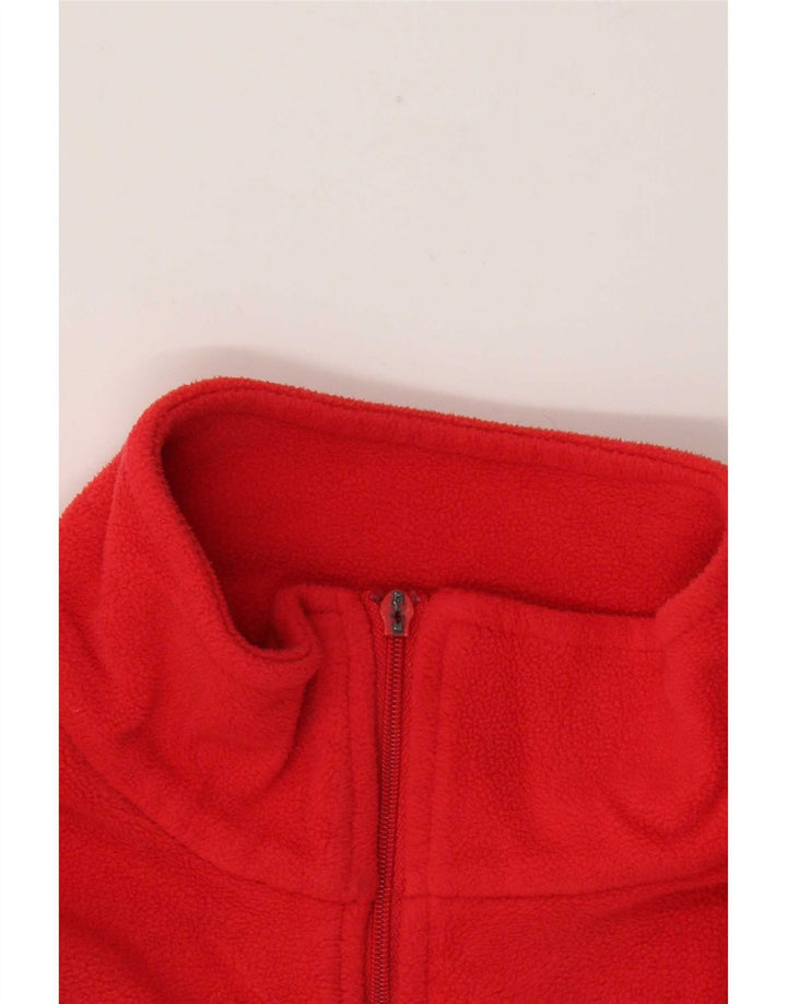 Mountain Warehouse Pull polaire à col zippé pour femme UK 14 Rouge moyen Polyester