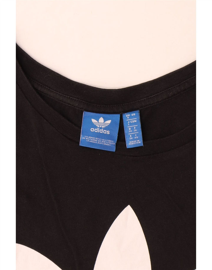 Adidas Débardeur graphique pour femme UK 8 Small Noir