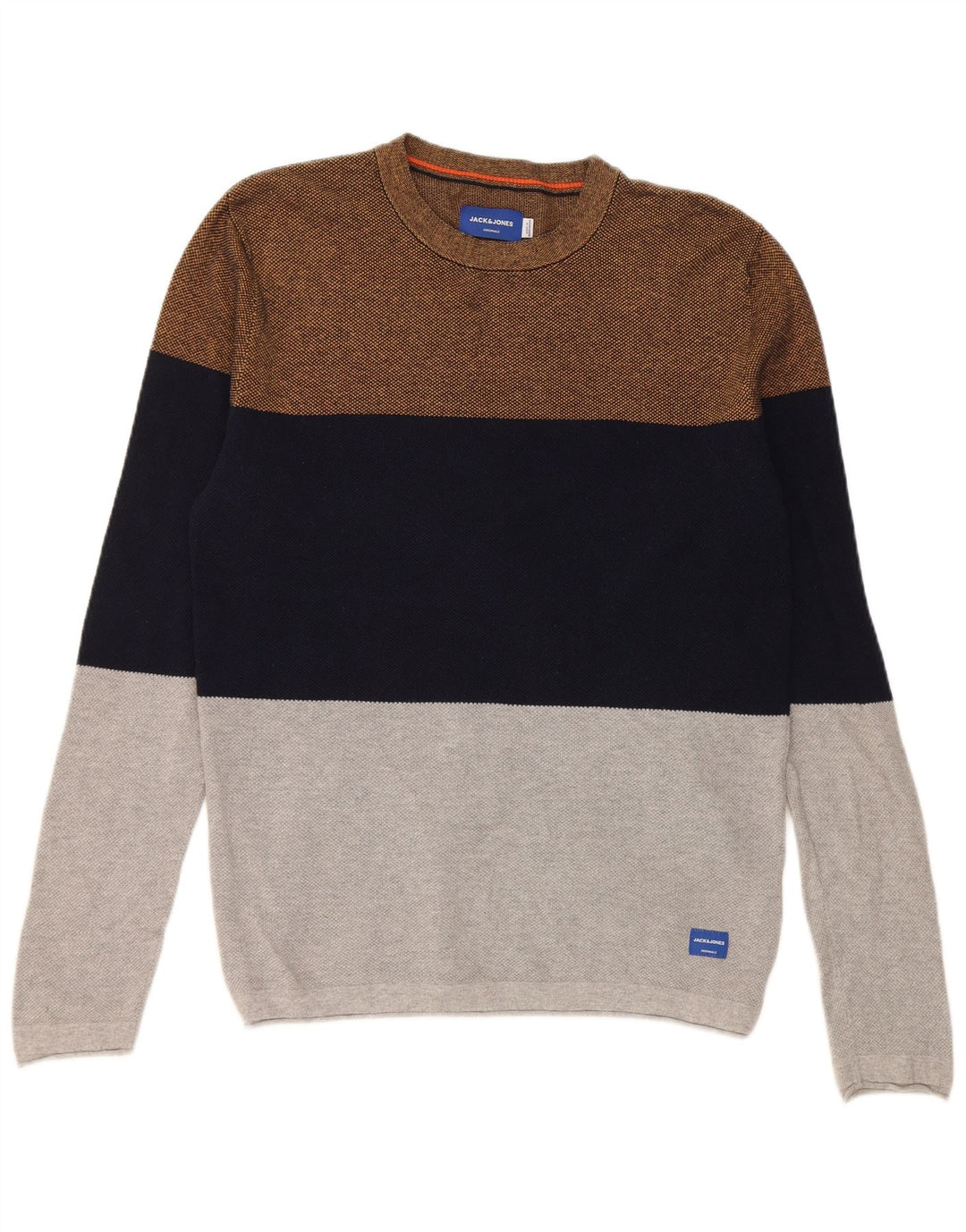 Jack & Jones Pull à col rond pour homme Large Multicolore Colourblock